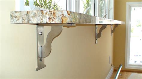 steel support brackets for countertop